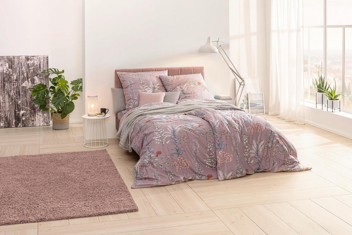 BETTWÄSCHE ATELIER Interlock-Jersey 155/220 cm  - Mauve, Design, Textil (155/220cm) - Estella