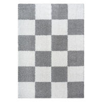 LÄUFER 80/200 cm Milano  - Hellgrau/Weiß, Basics, Kunststoff/Textil (80/200cm) - Novel