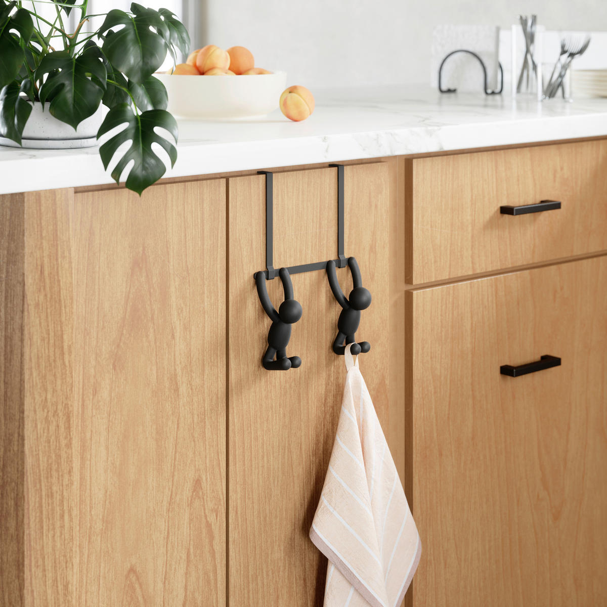 TÜRGARDEROBE  in Schwarz  - Schwarz, Basics, Kunststoff/Metall (11/30/22cm) - Umbra