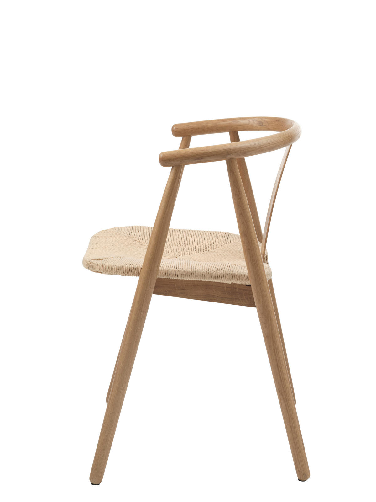 ARMLEHNSTUHL  in Webstoff  - Creme/Naturfarben, Basics, Holz/Textil (59/76,6/52cm) - Boxxx
