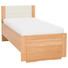BETT 90/200 cm in Eichefarben - Eichefarben/Magnolie, KONVENTIONELL, Holz/Textil (90/200cm) - Linea Natura BETT 90/200 cm in Eichefarben - Eichefarben/Magnolie, KONVENTIONELL, Holz/Textil (90/200cm) - Linea Natura
