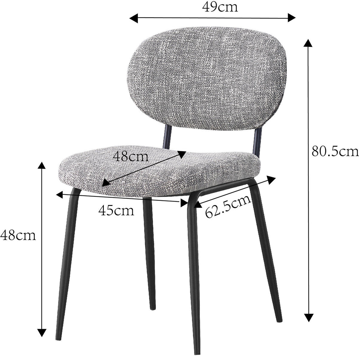 ŽIDLE, černá, béžová - černá/béžová, Konvenční, kov/textil (49/80,5/62,5cm) - Boxxx