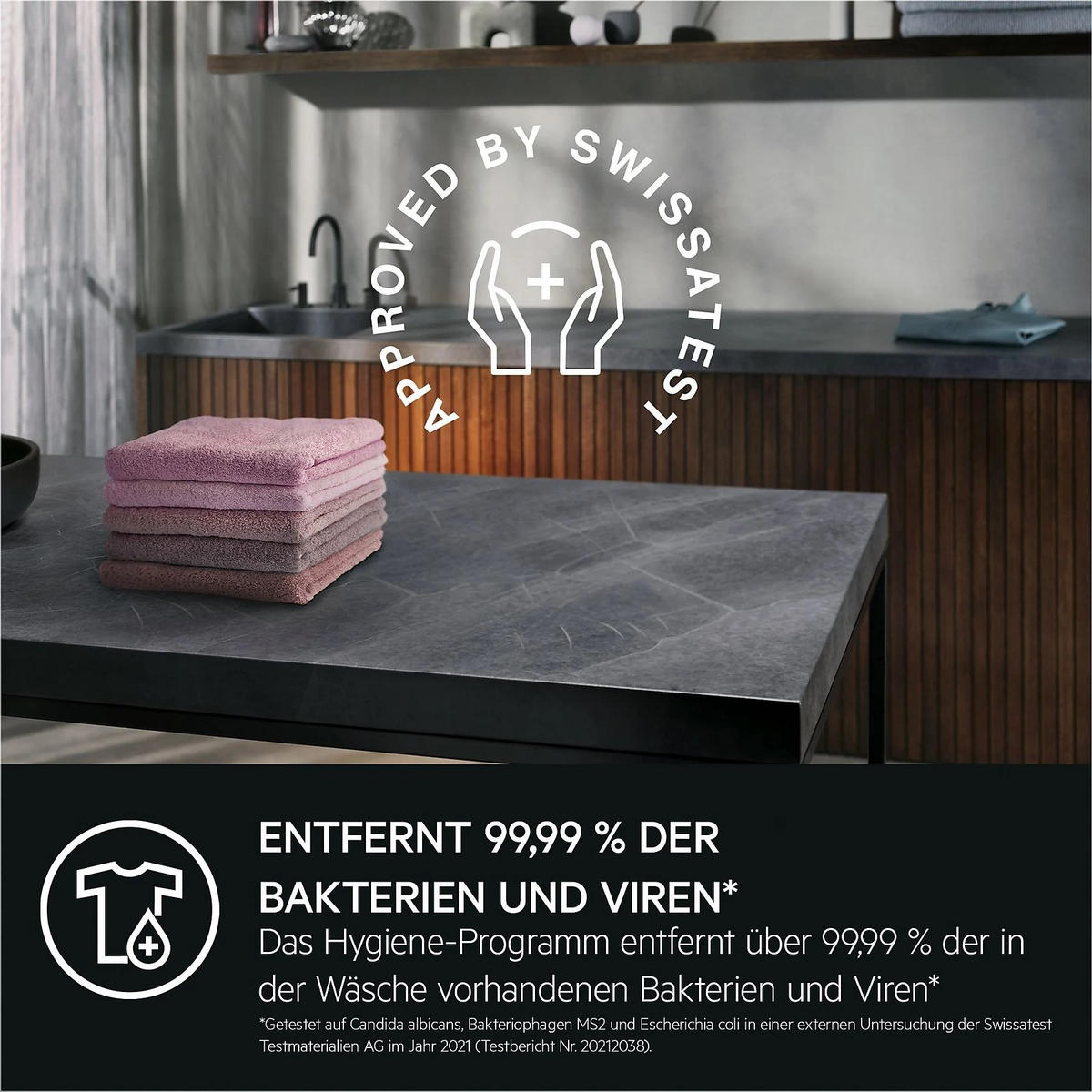 WASCHMASCHINE LR9W80600   - Schwarz/Weiß, Basics, Metall (59,6/84,7/57,7cm) - AEG