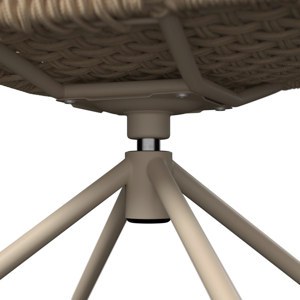 GARTENSESSEL Metall, Textil Sandfarben, Beige  - Sandfarben/Beige, Modern, Textil/Metall (58/82/62cm) - Dieter Knoll