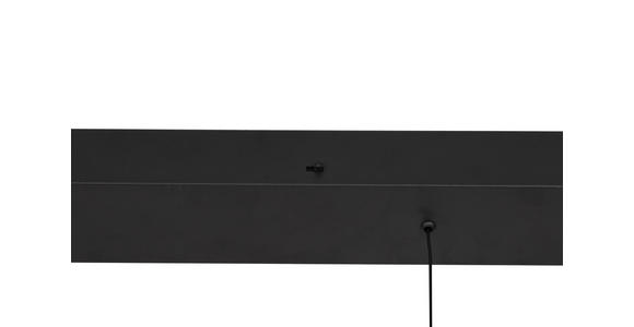 LED-HÄNGELEUCHTE 128/16/150 cm  - Schwarz, Design, Glas/Kunststoff (128/16/150cm) - Novel