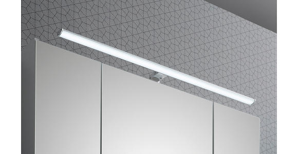 SPIEGELSCHRANK 105/70/16 cm  - Chromfarben/Weiß, KONVENTIONELL, Glas/Holzwerkstoff (105/70/16cm) - Xora