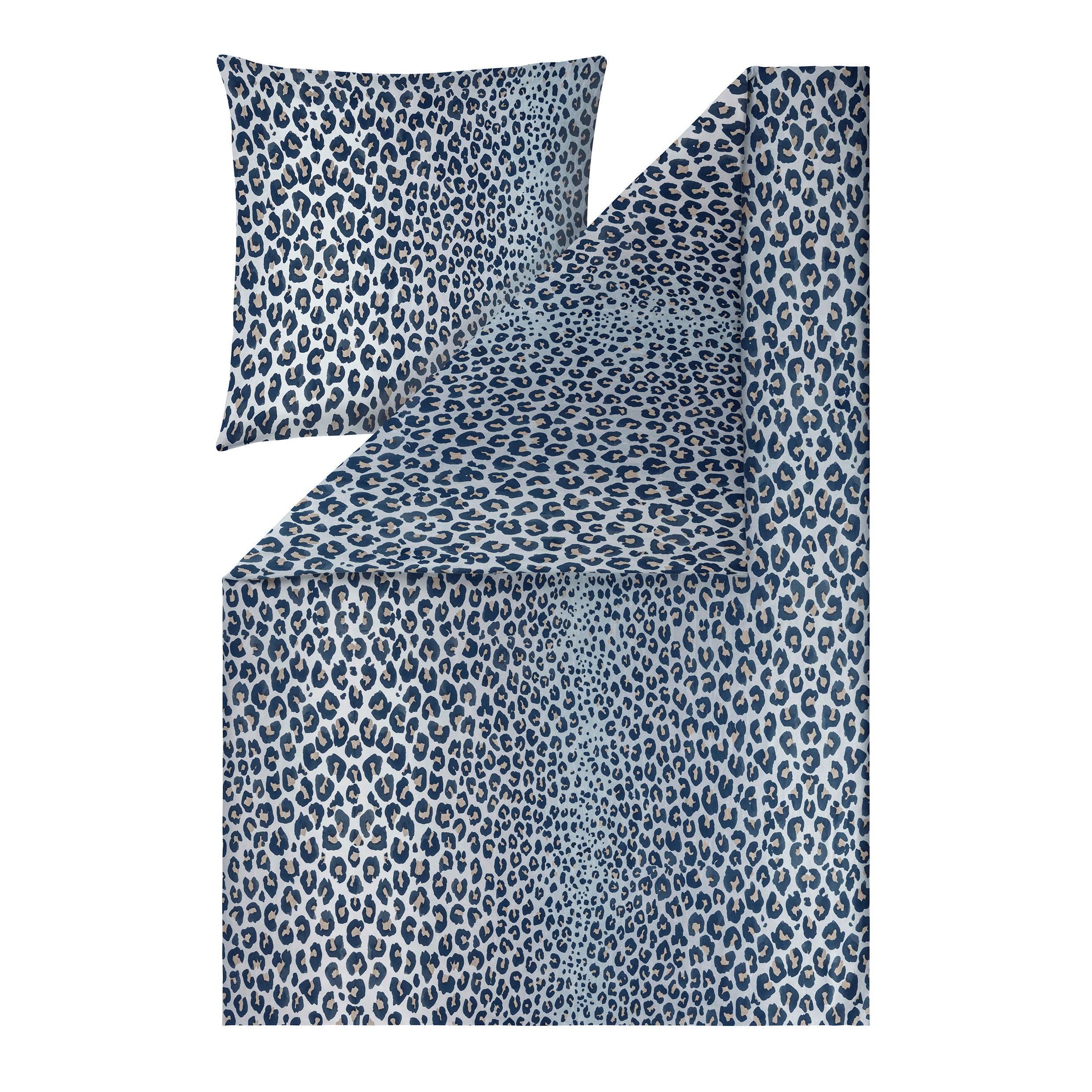 BETTWÄSCHE Impulse 155/220 cm  - Dunkelblau, Design, Textil (155/220cm) - Estella