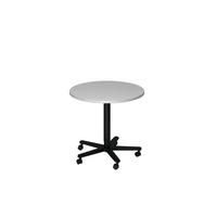 STEHTISCH 80/80/72-114 cm  - Schwarz/Grau, KONVENTIONELL, Holzwerkstoff/Metall (80/80/72-114cm) - Venda