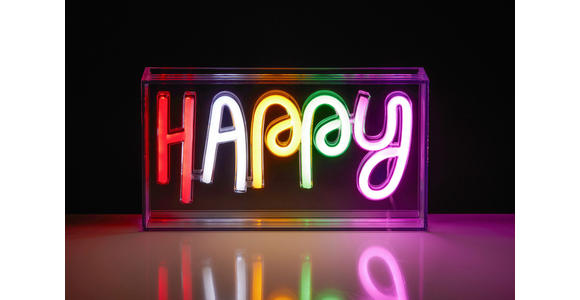 LED-DEKOLEUCHTE - Transparent/Weiß, LIFESTYLE, Kunststoff (23/4/12,7cm) - Novel