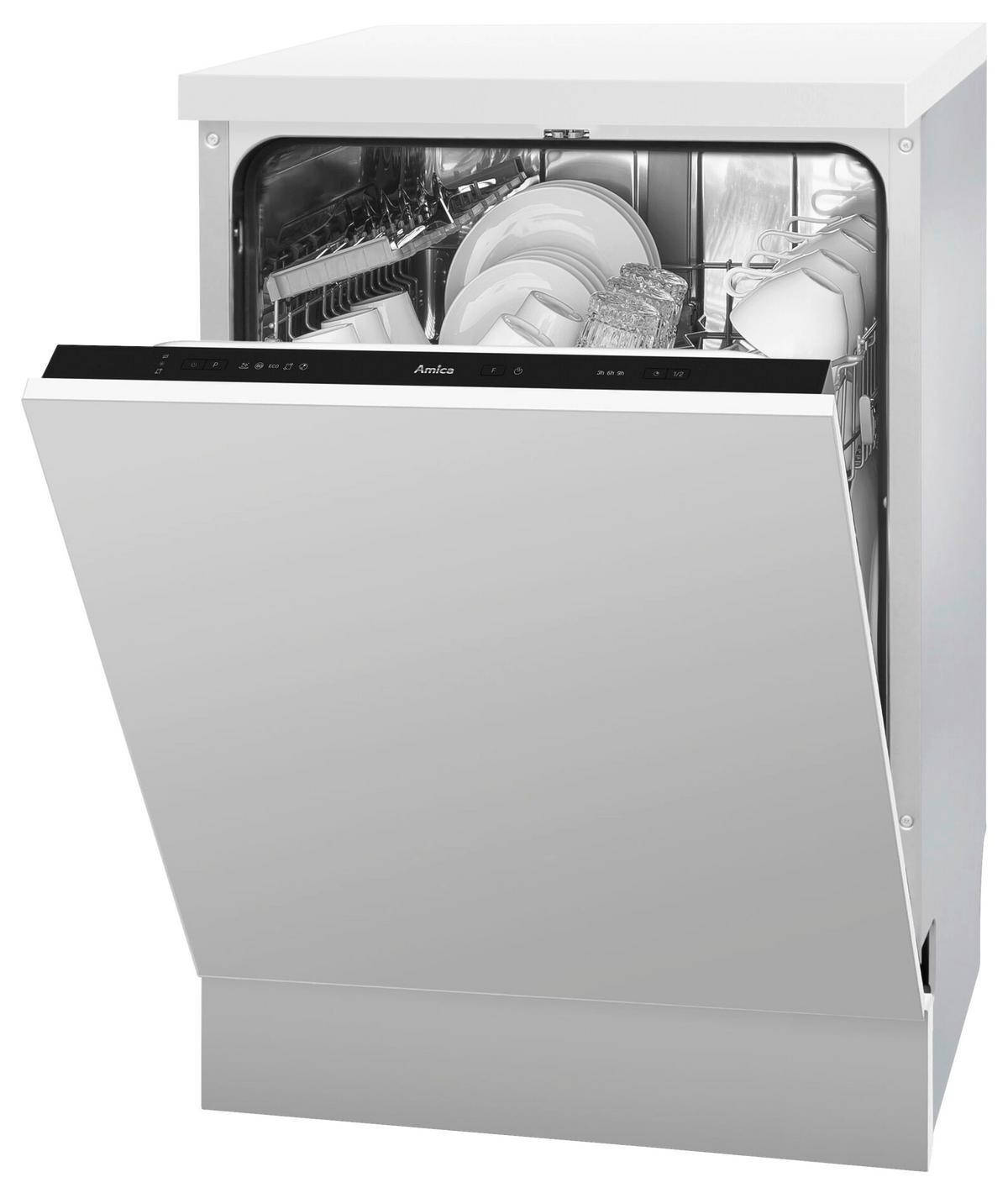 GESCHIRRSPÜLER EGSPV 597 201  - Edelstahlfarben, Basics, Metall (59,8/81,5/55cm) - Amica