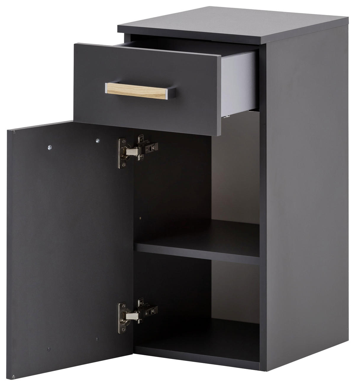 UNTERSCHRANK 32,7/67/35,3 cm   - Anthrazit, KONVENTIONELL, Holzwerkstoff (32,7/67/35,3cm) - Stylife