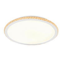 LED-DECKENLEUCHTE 50/5 cm   - Weiß, Trend, Metall (50/5cm) - Novel
