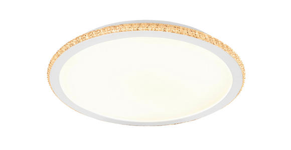 LED-DECKENLEUCHTE 50/5 cm   - Weiß, Trend, Metall (50/5cm) - Novel