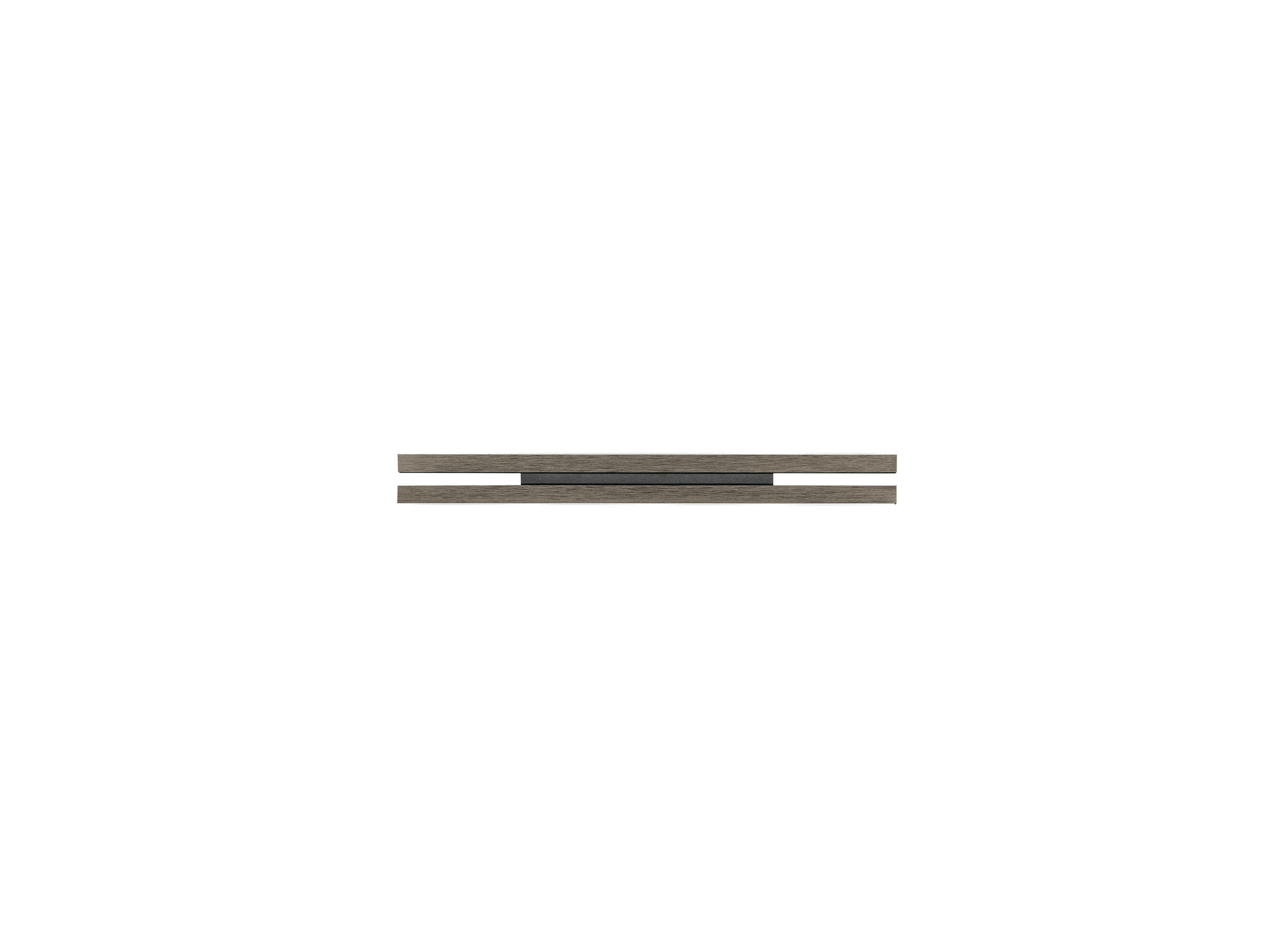 LED-WANDLEUCHTE - Bronzefarben, Design, Metall (40/4/7cm) - Hell