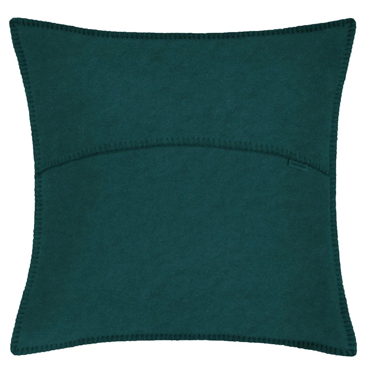 KISSENHÜLLE Soft-Fleece Soft-Fleece 50/50 cm  - Petrol, KONVENTIONELL, Textil (50/50cm) - Zoeppritz
