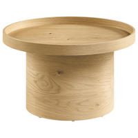 COUCHTISCH JUSTB! Wildeiche furniert 60/60/36 cm rund Eichefarben  - Wildeiche/Eichefarben, Design, Holz (60/60/36cm) - Musterring