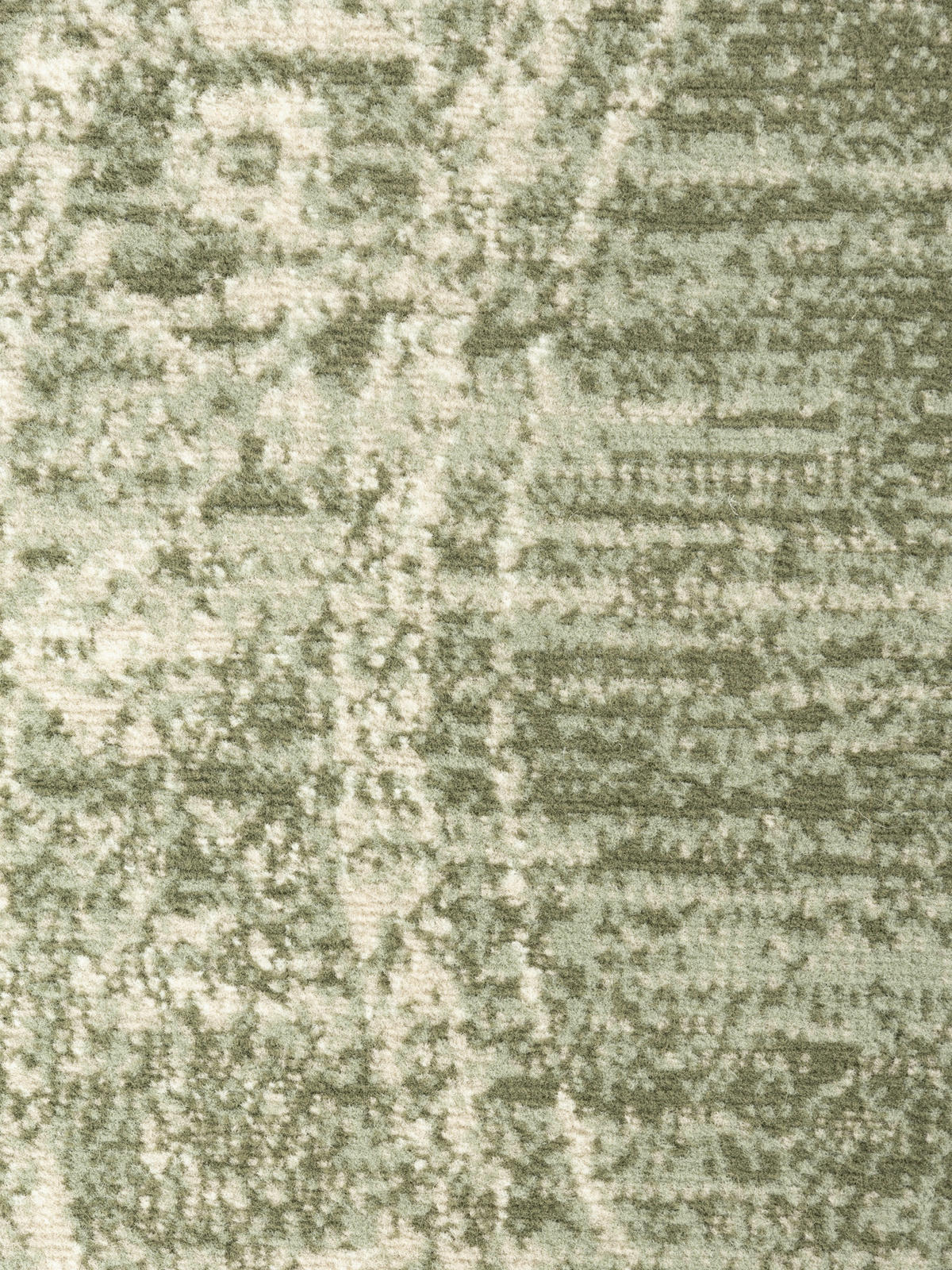 FLACHWEBETEPPICH 120 cm Gloria Creme, Hellgrün  - Creme/Hellgrün, Design, Kunststoff/Textil (120cm)
