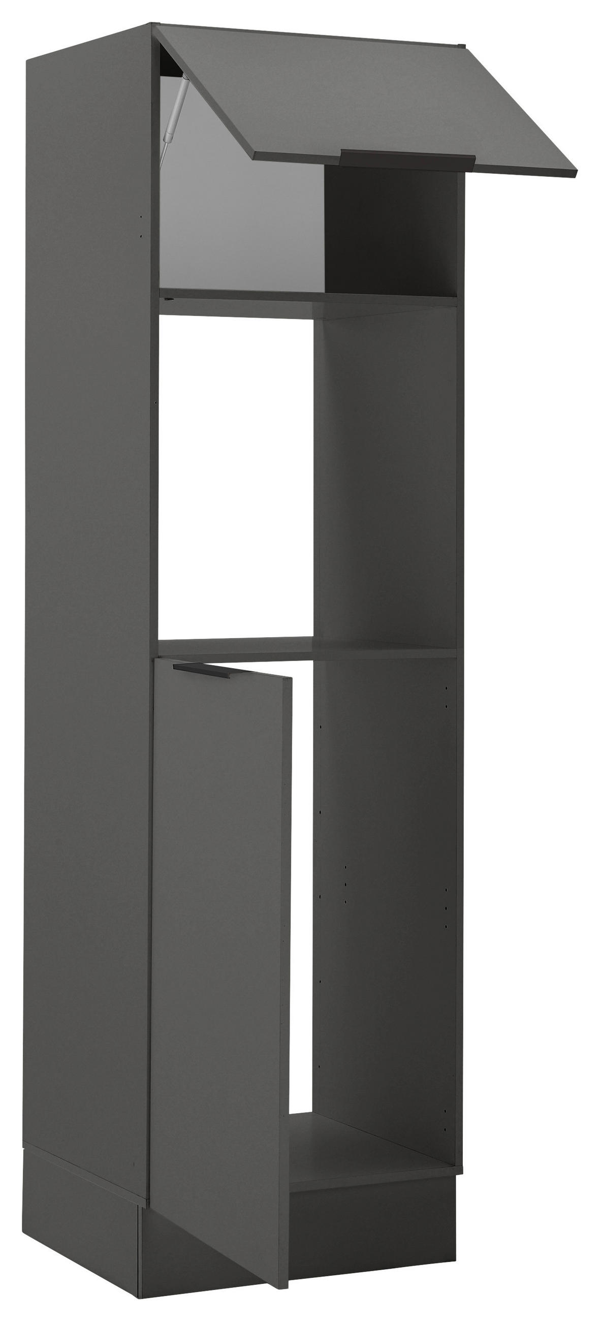 CORP APARATE ÎNCORPORABILE 60/211/57 cm   - grafit/negru, Basics, metal/material pe bază de lemn (60/211/57cm) - Xora