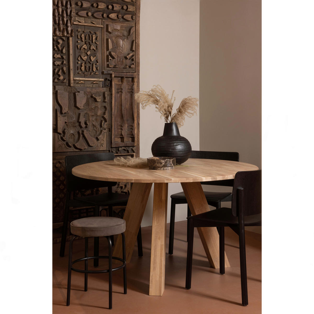 ESSTISCH in Holz 129/129/77 cm  - Naturfarben, MODERN, Holz (129/129/77cm) - Livetastic