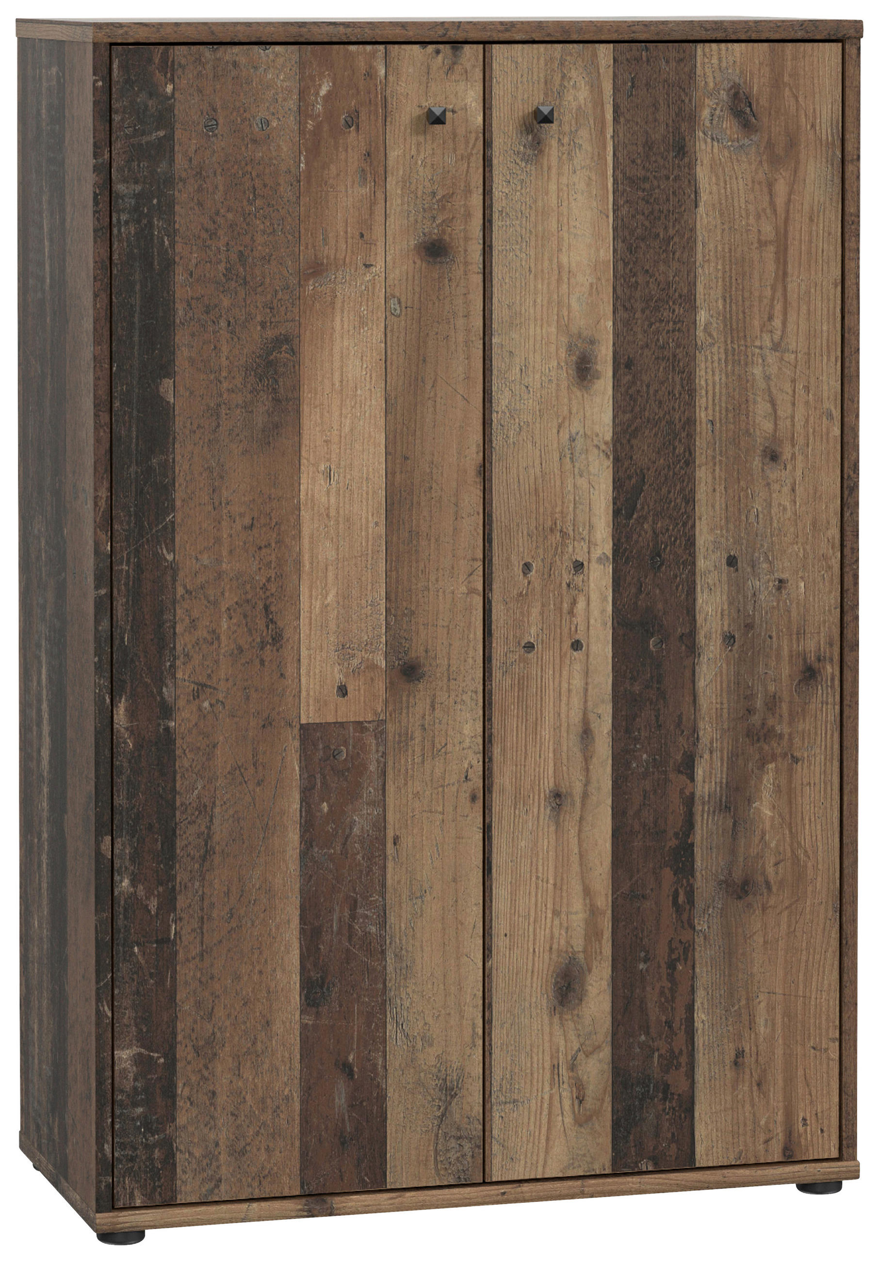 KOMMODE 73,7/111,1/34,8 cm  in Dunkelbraun, Graubraun  - Dunkelbraun/Graubraun, Design, Holzwerkstoff (73,7/111,1/34,8cm)