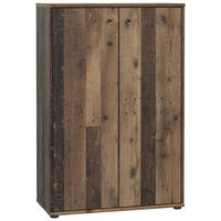 KOMMODE 73,7/111,1/34,8 cm Dunkelbraun, Graubraun  - Dunkelbraun/Graubraun, Design, Holzwerkstoff (73,7/111,1/34,8cm)