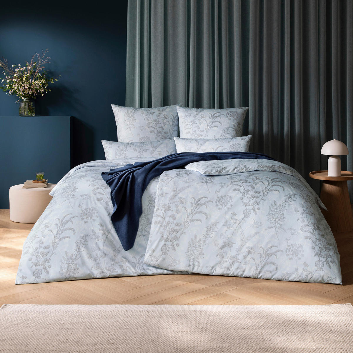 BETTWÄSCHE Exquisit Satin 140/200 cm  - Weiß, Design, Textil (140/200cm) - Estella