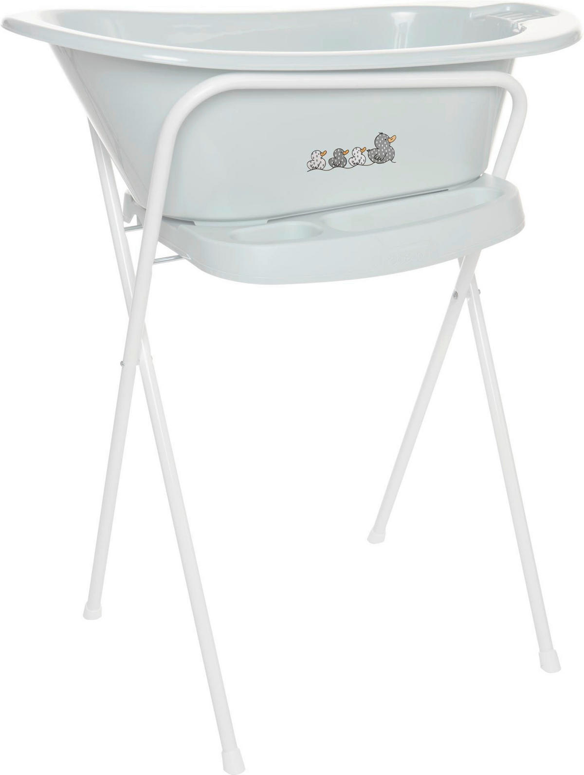 BABYBADEWANNE SEPP  - Pastellgrün, Basics, Kunststoff (86/44/32cm) - Bebe Jou