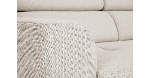 ECKSOFA Beige Struktur - Beige/Schwarz, Design, Kunststoff/Textil (205/284cm) - Xora