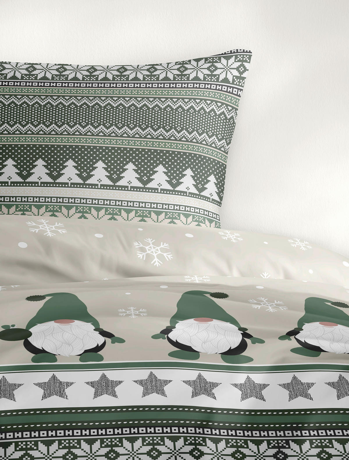BETTWÄSCHE 2-teilig Makosatin 135/200 cm  - Naturfarben, Design, Textil (135/200cm) - Bierbaum