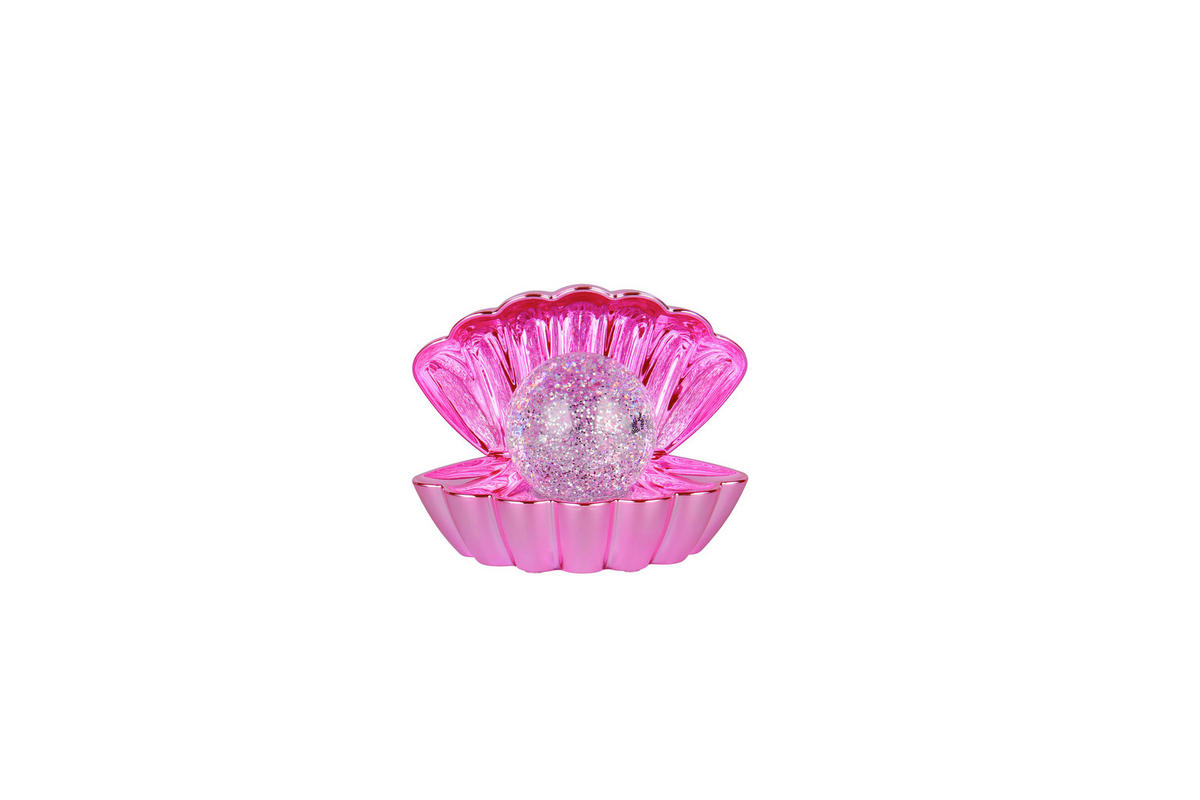 LED-TISCHLEUCHTE Shelly 17.5/12,5/14,5 cm   - Pink/Transparent, Trend, Kunststoff (17.5/12,5/14,5cm)