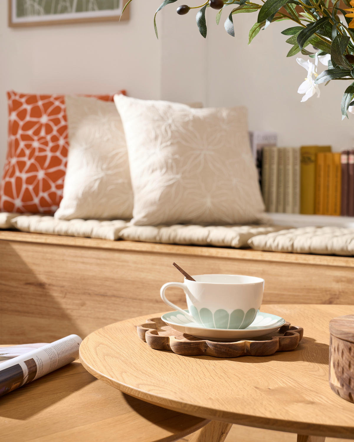 COUCHTISCHSET in Holz, Holzwerkstoff 80/60/80/60/45/40 cm  - Eichefarben, Design, Holz/Holzwerkstoff (80/60/80/60/45/40cm) - Carryhome