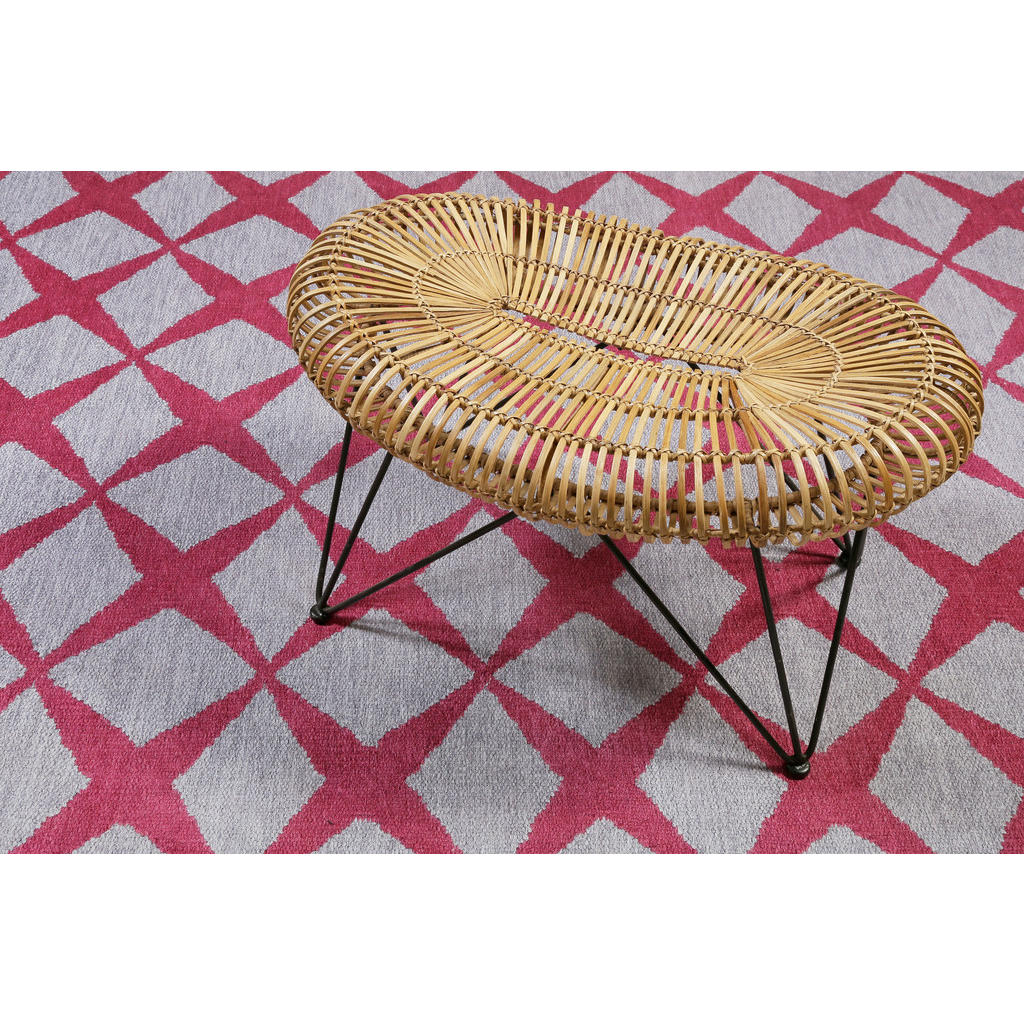 Thumbnail - Esprit Flachwebeteppich Caledon, Bordeaux, Sand, Textil, Graphik, rechteckig, 60x100 cm, Hohenstein, Oeko-Tex® Standard ...