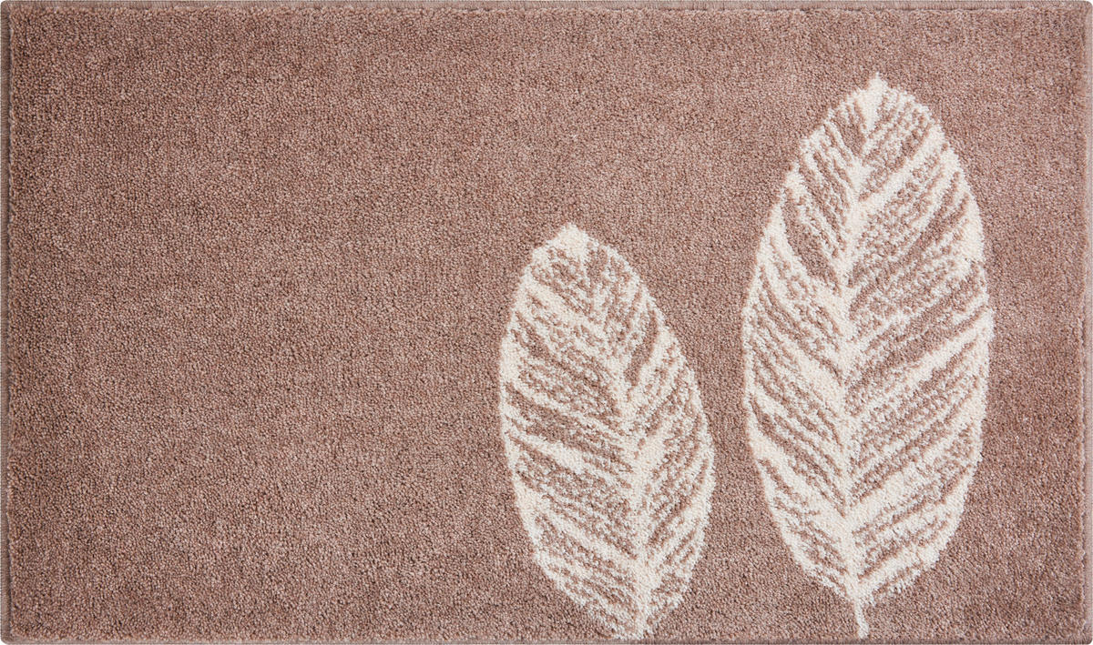 BADTEPPICH Taupe 60/100 cm  - Taupe, Basics, Kunststoff/Textil (60/100cm) - Grund