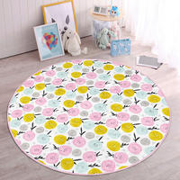 KINDERTEPPICH 120/120 cm Multicolor rund  - Multicolor, Basics, Textil (120/120cm)