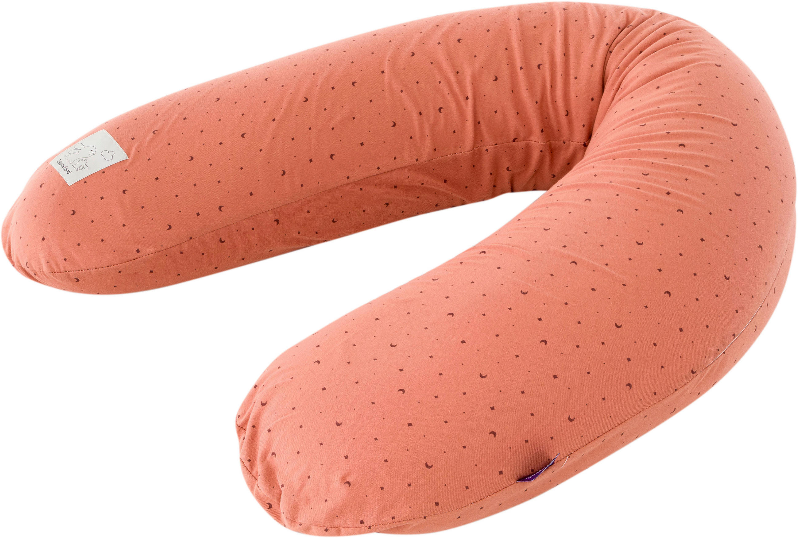 STILLKISSEN 180 cm MOON ROST   - Rostfarben, Basics, Textil (180cm) - Träumeland