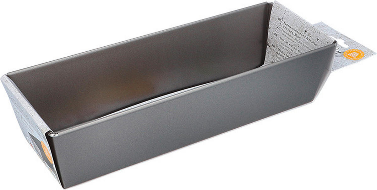 KASTENFORM  - Grau, KONVENTIONELL, Metall (11,5/7,5/30cm) - Birkmann
