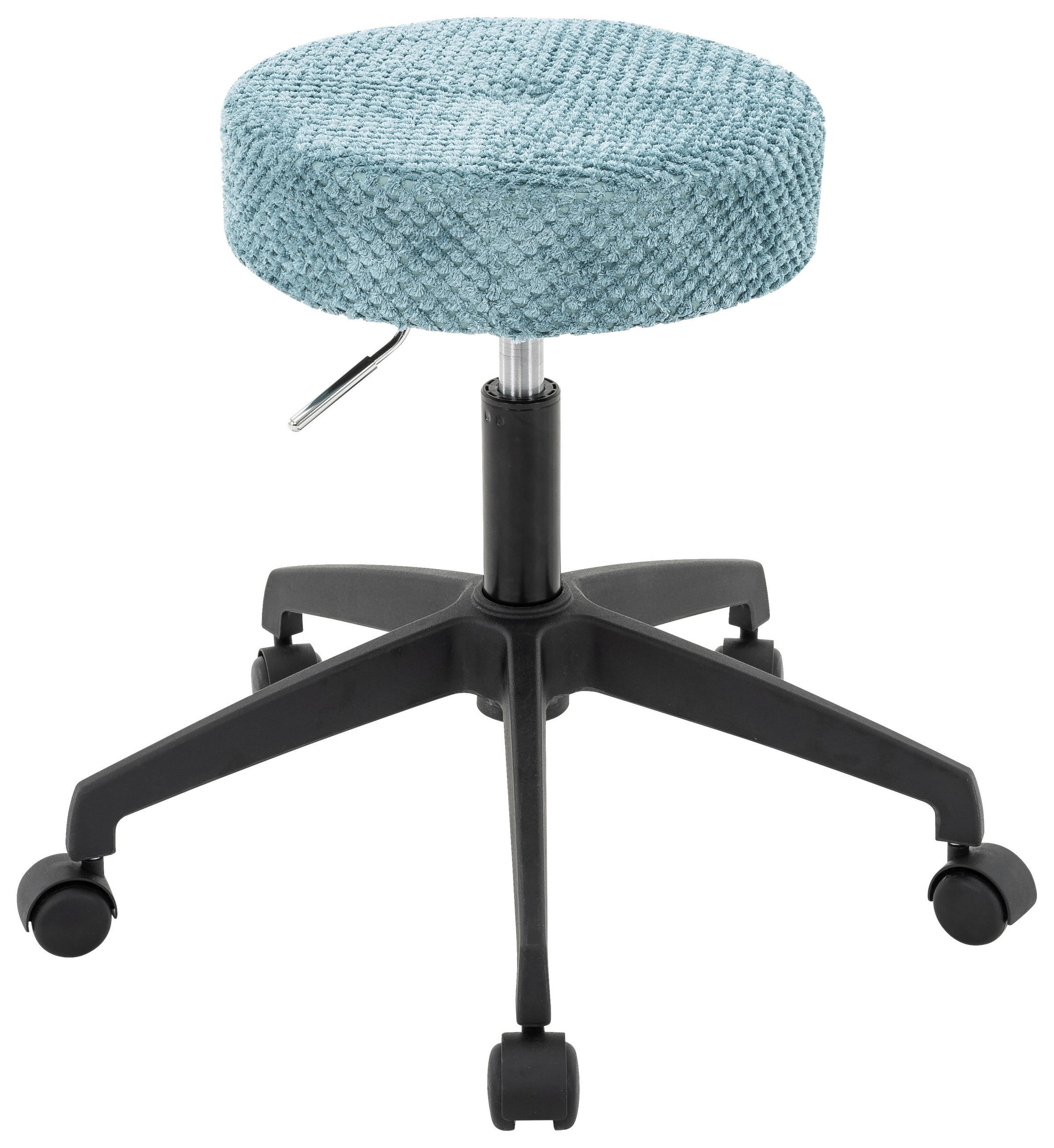 BÜROHOCKER Blau, Schwarz  - Blau/Schwarz, KONVENTIONELL, Kunststoff/Textil (35/49-61/35cm) - Carryhome
