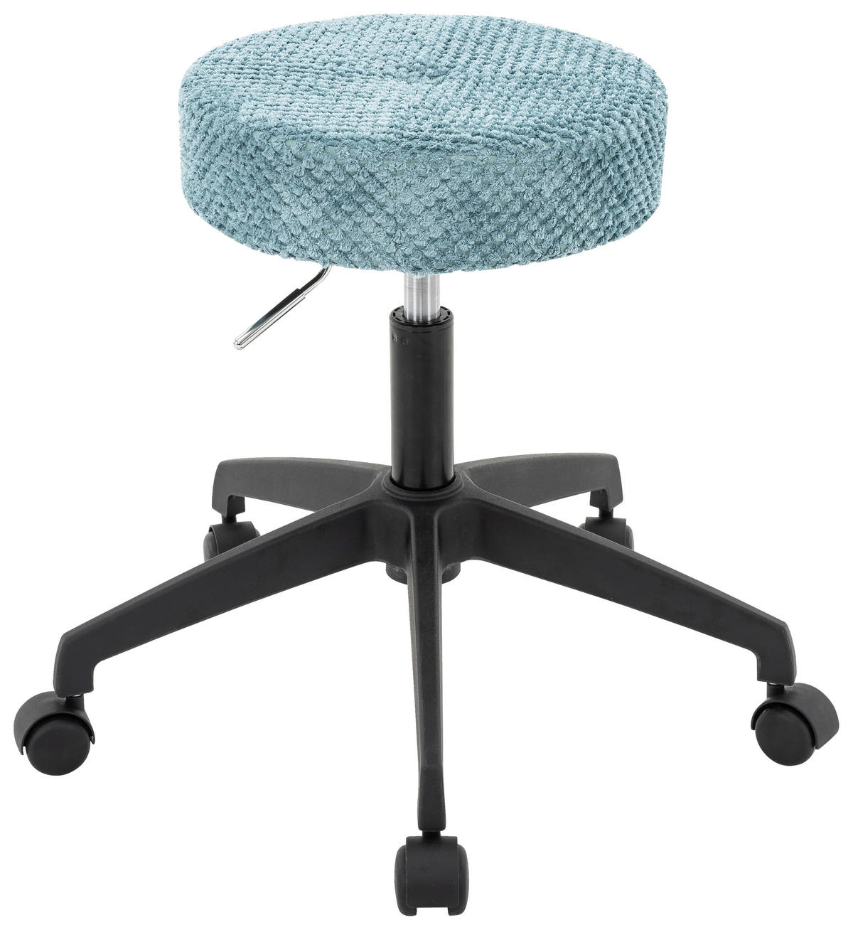 BÜROHOCKER Blau, Schwarz  - Blau/Schwarz, KONVENTIONELL, Kunststoff/Textil (35/49-61/35cm) - Carryhome