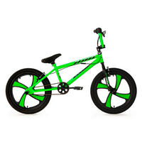 BMX 20 Zoll FREESTYLE 522B  - Schwarz/Grün, Basics, Metall - Atrigo