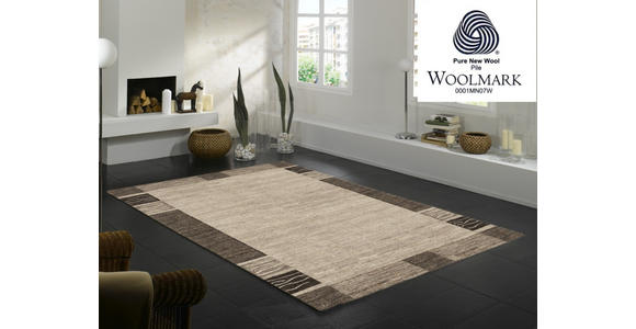 WEBTEPPICH 65/130 cm Naturfarben  - Naturfarben, Basics, Textil (65/130cm) - Novel