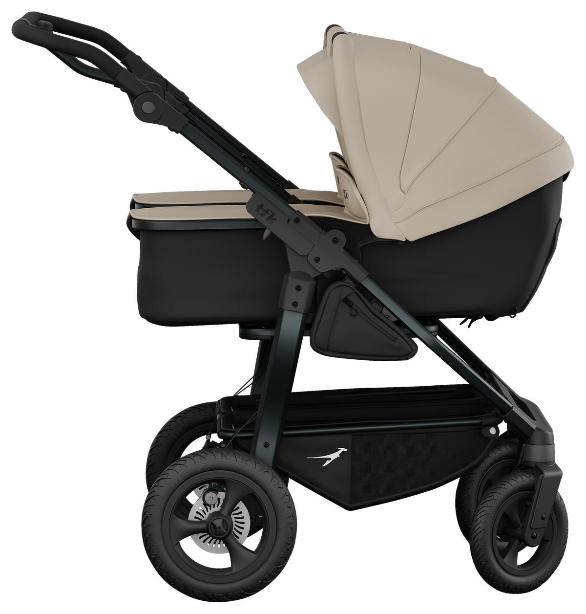 ZWILLINGSWAGEN  - Anthrazit, Basics, Metall (78,5/110/108cm) - TFK