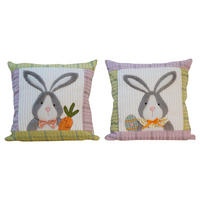 DEKORAČNÝ VANKÚŠ 41/41 cm - lila/oranžová, Lifestyle, textil (41/41cm)