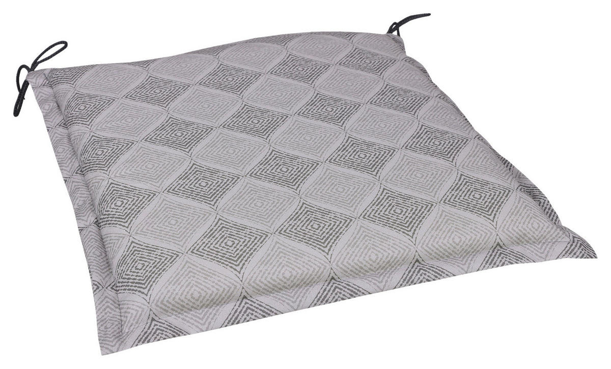 JASTUK ZA SEDENJE   45/5/47 cm   - siva/srebrna, Konvencionalno, tekstil (45/5/47cm)