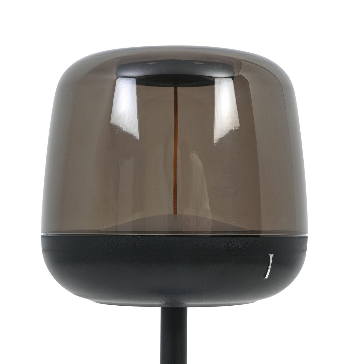 NAMIZNA SVETILKA ZA POLNJENJE        11,5/36,7 cm       - črna/prosojno, Trend, kovina/umetna masa (11,5/36,7cm) - Novel