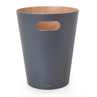 KOŠ ZA OTPAD    - siva, Basics, drvo (23/28/23cm) - Umbra