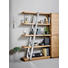 AKTENREGAL - Chromfarben/Eichefarben, Design, Holz/Holzwerkstoff (105/196/40cm) AKTENREGAL - Chromfarben/Eichefarben, Design, Holz/Holzwerkstoff (105/196/40cm)