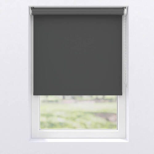 VERDUNKELUNGSROLLO  Verdunkelung  60/190 cm    - Anthrazit, Basics, Textil (60/190cm)