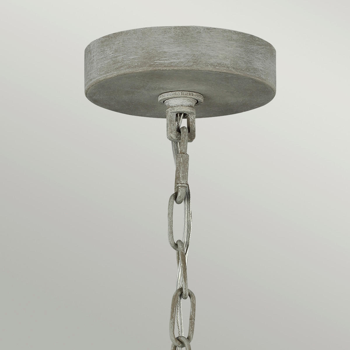 KRONLEUCHTER 71.1/83.9 cm    - Hellgrau, Konventionell, Holz/Metall (71.1/83.9cm) - Elstead Lighting