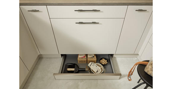 EINBAUKÜCHE - Eichefarben/Sahara, Design, Holzwerkstoff - Dieter Knoll