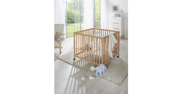 LAUFGITTER 100/100/70 cm - Buchefarben, Basics, Holz/Kunststoff (100/100/70cm) - My Baby Lou